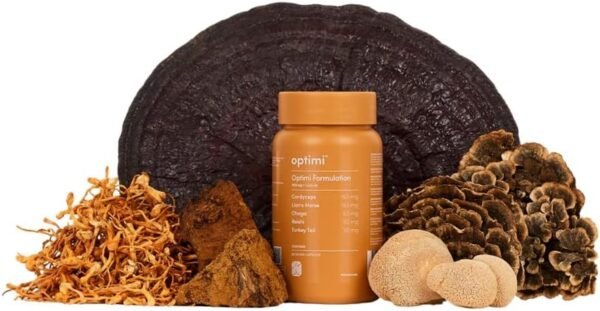 Optimi Complete Mushroom Supplement, 60 Capsules, Formulation to Provides Daily Body & Mind Support - Image 4