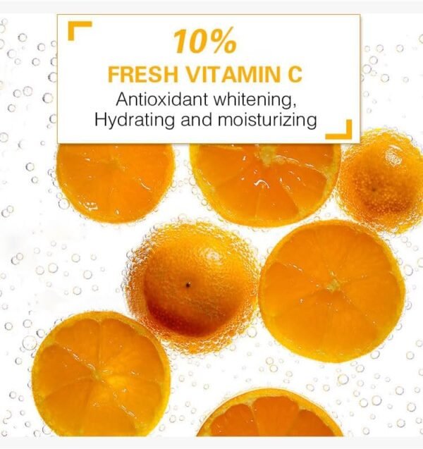 Vitamin C Serum For Face, with Hyaluronic Acid & Vitamin E Facial Serum for Deep Hydration Face Care 30 ml (Pack of 1) - Image 8