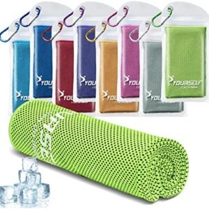 SYOURSELF Cooling Towels for Hot Weather,40"X12" Cooling Towels for Neck,Soft Breathable Cool Towel Cooling Towel for Instant Cooling，Cold Towel Cooling Cloths for Neck Gym Workout Travel Sports Yoga
