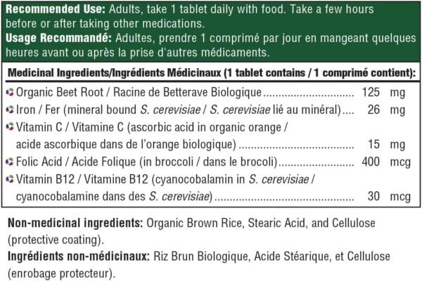 MegaFood Iron Supplements Multivitamins for Women 72 Blood Builder Iron Pills Tablets with Vitamin C Vitamin B12 Folate Rice Beets Root Fatigue Anemia Hair Loss Iron & Ferritin Deficiency - Image 7